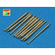 10 pcs. 356mm barrels for Navy King George V 1/700 Aber 700-L22