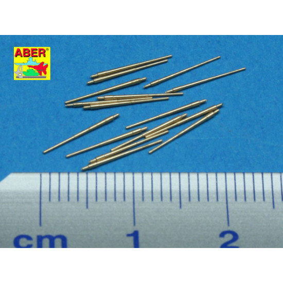 16 pcs.133mm barrels for King George V 1/700 Aber 700-L23