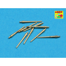 Set of 9 pcs 203 mm barrels for USN ships San Francisco, Tuscaloosa type 1/700 Aber 700-L25