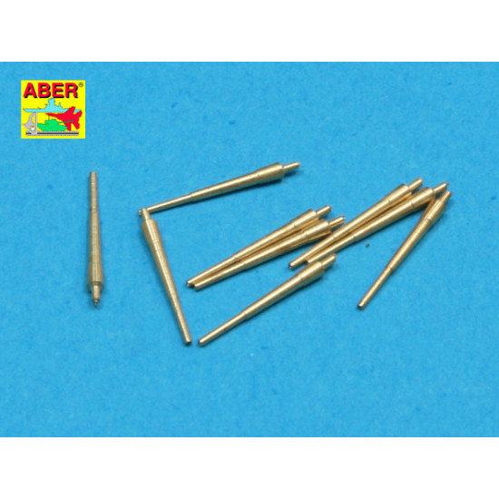 Set of 9 pcs 203 mm barrels for USN ships New Orleans, Minneapolis type 1/700 Aber 700-L26