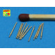 Set of 10 pcs 203 mm barrels for Japan ships Atago, Kumano, Myoko etc. 1/700 Aber 700-L27