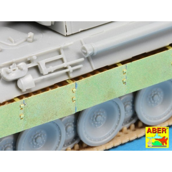 Side skirts for Panther A/D 1/72 Aber 72-A02 Side skirts for Panther A/D 1/72 Aber 72-A02