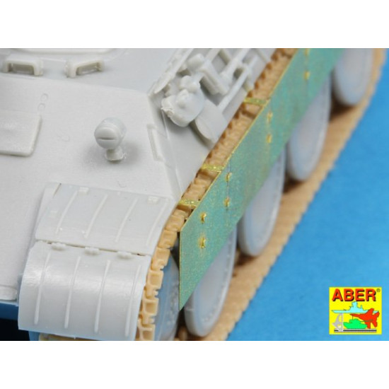 Side skirts for Panther A/D 1/72 Aber 72-A02 Side skirts for Panther A/D 1/72 Aber 72-A02