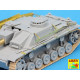 Side skirts for Sturmgeschutz III (Early model) 1/72 Aber 72-A11 Side skirts for Sturmgeschutz III (Early model) 1/72 Aber 72-A11