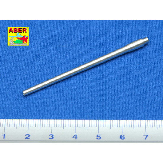 128mm PaK 44 (80) L/55 gun barrel for Sd.Kfz.168 Jagdtiger 1/72 Aber 72-L19