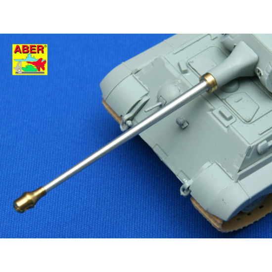 8,8 cm KwK 43 L/71German tank barrel for Tiger II early Porsche turret 1/72 Aber 72-L36