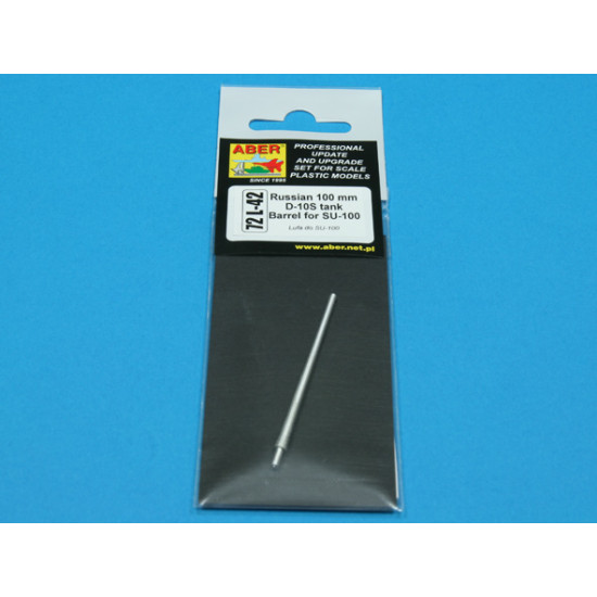 Russian 100 mm tank Barrel for SU-100 1/72 Aber 72-L42