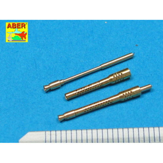 Set of 2 barrels for German 13mm aircraft machine guns MG 131 (middle type) 1/32 Aber A32-006