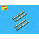 Set of 4 barrel tips for German 13 mm MG 131 aircraft machine gun 1/32 Aber A32-011