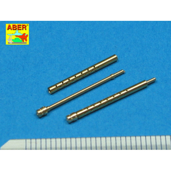 Set of 2 barrels for Japanese 7,7 mm Type 97 aircraft machine guns 1/32 Aber A32-012