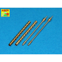 Set of 4 barrels for Japanese 20 mm Type 99 aircraft machine cannons 1/32 Aber A32-013