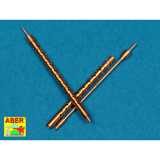 Set of 4 barrels for Japanese 20 mm Type 99 aircraft machine cannons 1/32 Aber A32-013