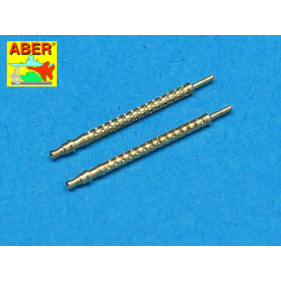 Set of 2 barrels for German 7,92 mm MG 17 aircraft machine guns 1/48 Aber 48-002