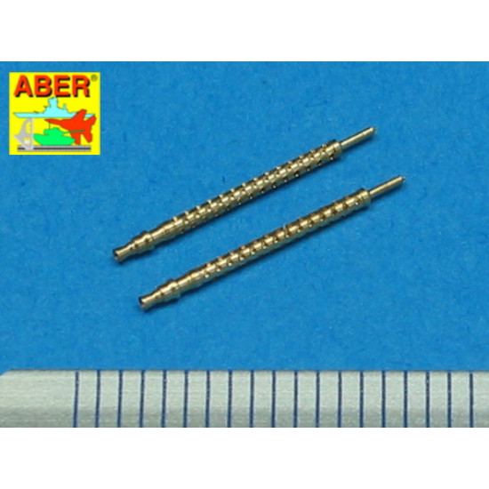 Set of 2 barrels for German 7,92 mm MG 17 aircraft machine guns 1/48 Aber 48-002