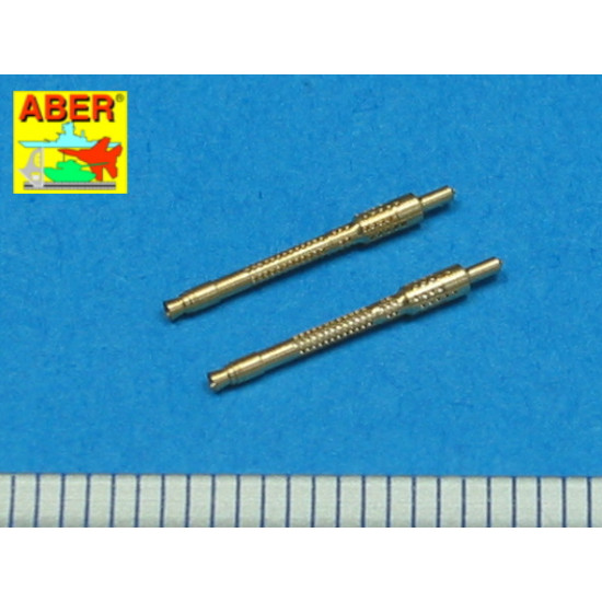 Set of 2 barrels for German 13mm aircraft machine guns MG 131 (early type) 1/48 Aber 48-005