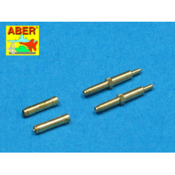 Set of 2 barrels for German aircraft 30mm machine cannons MK 108 with blast tube 1/48 Aber 48-010