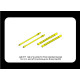 Set of 2 cal .50 (12,7mm) standard barrels for U.S. aircraft machine guns Browning M2 1/48 Aber 48-017 Set of 2 cal .50 (12,7mm) standard barrels for U.S. aircraft machine guns Browning M2 1/48 Aber 48-017