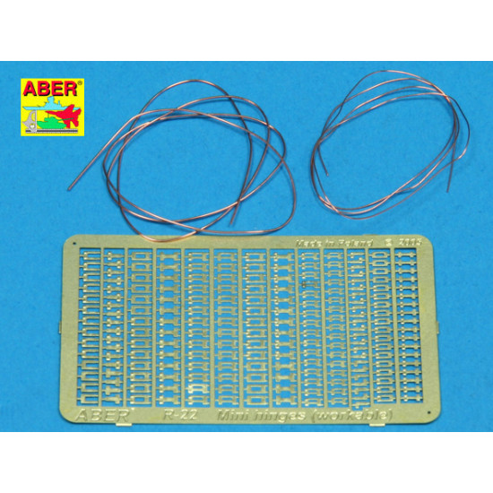 Mini hinges (workable) 1/35 Aber RR-22 Mini hinges (workable) 1/35 Aber RR-22