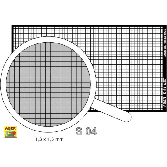 Net 1,3 x 1,3 mm Aber RS-04