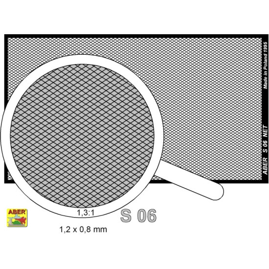 Net 1,2 x 0,8 mm Aber RS-06