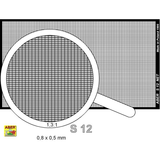 Net 0,8 x 0,5 mm Aber RS-12