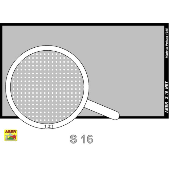 Drilled plate 0,9 mm Aber RS-16