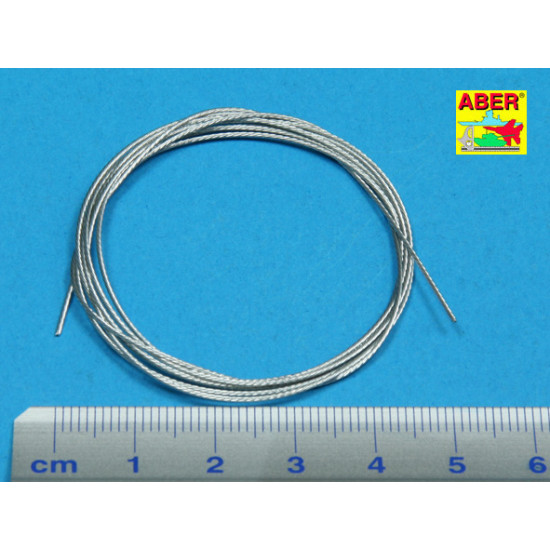 Stainless Steel Towing Cables d 0,6mm, 1 m long Aber RTCS-06