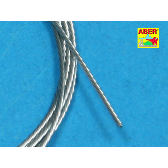 Stainless Steel Towing Cables d 0,6mm, 1 m long Aber RTCS-06