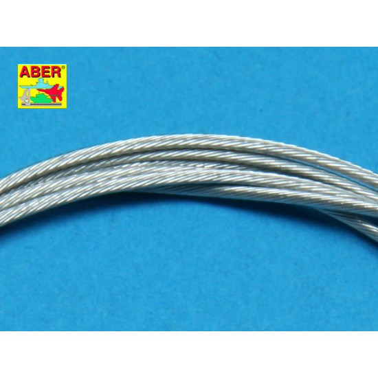 Stainless Steel Towing Cables d 1,0mm, 1 m long Aber RTCS-10