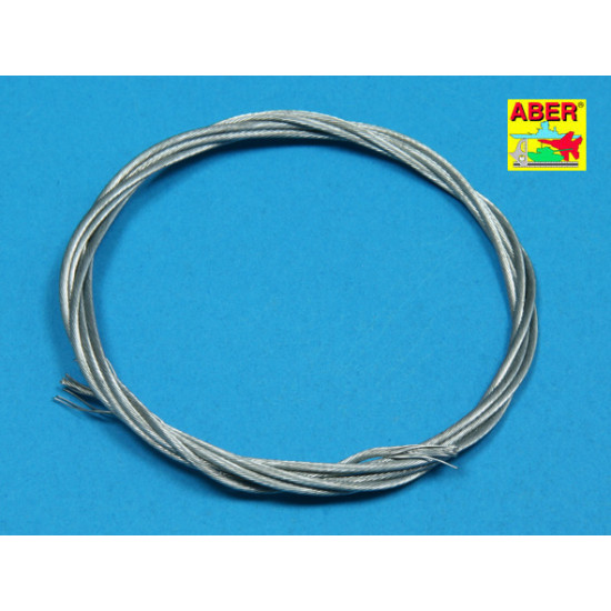 Stainless Steel Towing Cables d 1,3mm, 1 m long Aber RTCS-13