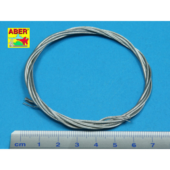 Stainless Steel Towing Cables d 1,3mm, 1 m long Aber RTCS-13