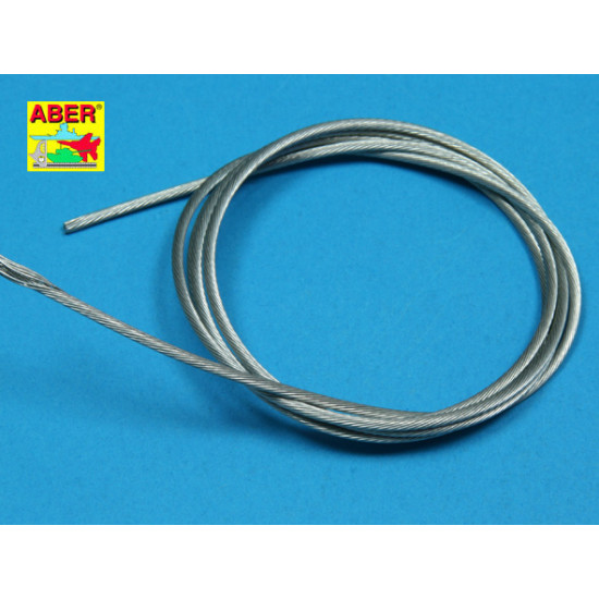 Stainless Steel Towing Cables d 2,0mm, 1 m long Aber RTCS-20