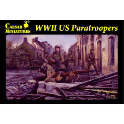 WWII US Paratroopers 1/72 Ceasar Miniatures H076
