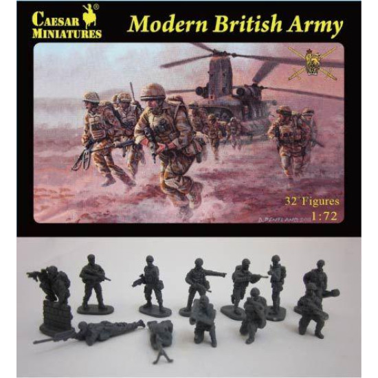 Modern British Army 1/72 Ceasar Miniatures H060