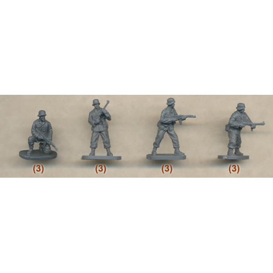 WWII Late War German Army 1/72 Ceasar Miniatures H074