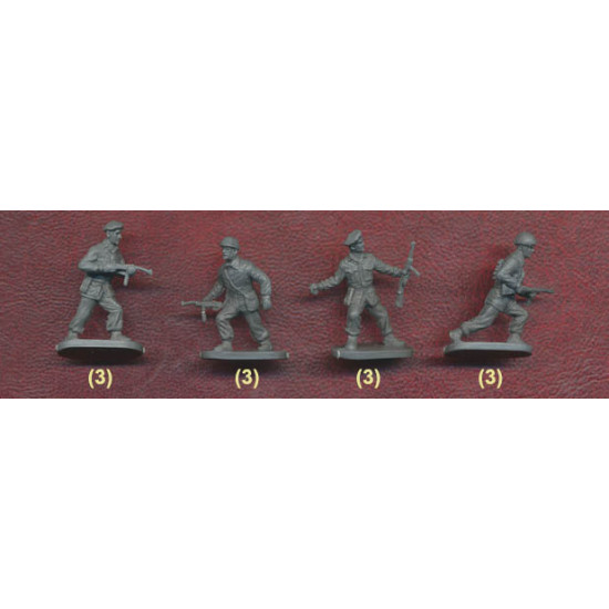 WWII Italian Paratroopers 1/72 Ceasar Miniatures H075