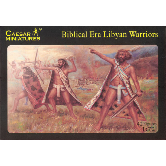 Biblical Era Libyan Warriors 1/72 Ceasar Miniatures H022