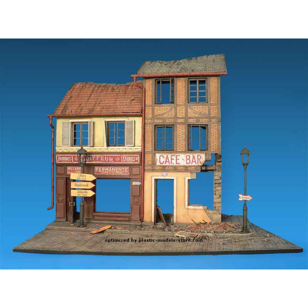 FRENCH STREET diorama Miniart 36006 Model Kit Diorama Model Kits ...