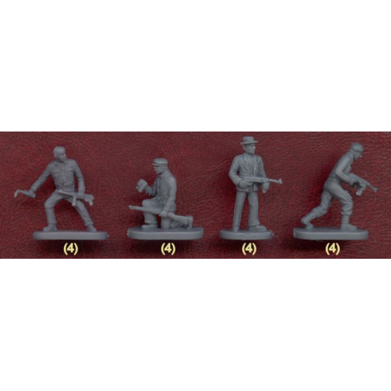 WWII Underground Resisters (Partisans) 1/72 Ceasar Miniatures H006