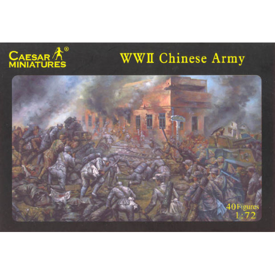 WWII Chinese Army 1/72 Ceasar Miniatures H036