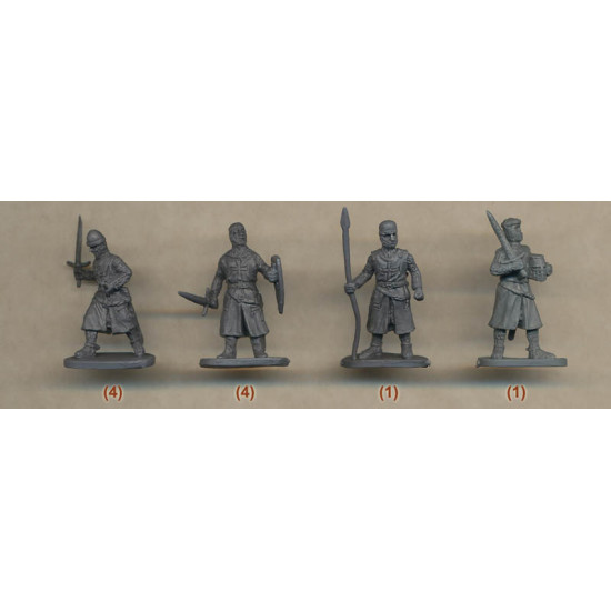 Dismounted Crusaders 1/72 Ceasar Miniatures H086