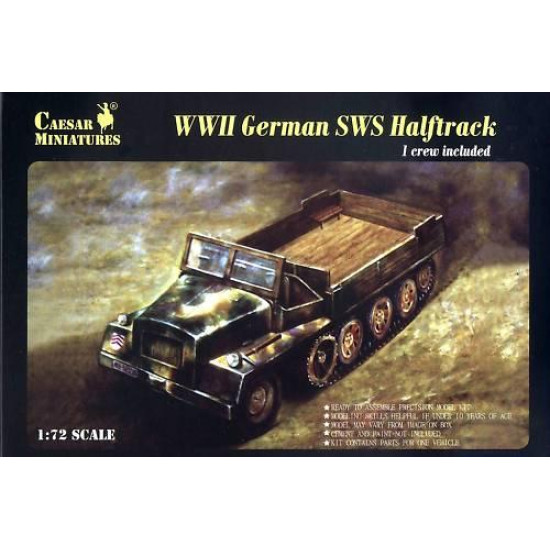 WWII German SWS Halftrack 1/72 Ceasar Miniatures 7210