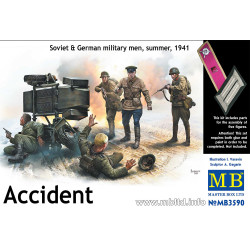 Accident. Soviet and German military men, Summer 1941 1/35 Master Box 3590