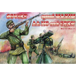 Soviet quad Maxim AA MG and crew 1/72 Orion 72037