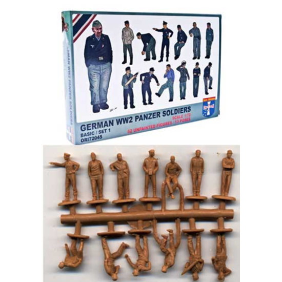 WWII German panzer soldiers, set 1 1/72 Orion 72045