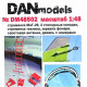 Mig-29 step-ladder, chocks, canopy mirrors, aerial 1/48 Dan Models 48502