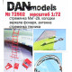 MiG-29 ladder, pads, mirrors, antenna 1/72 Dan Models 72502