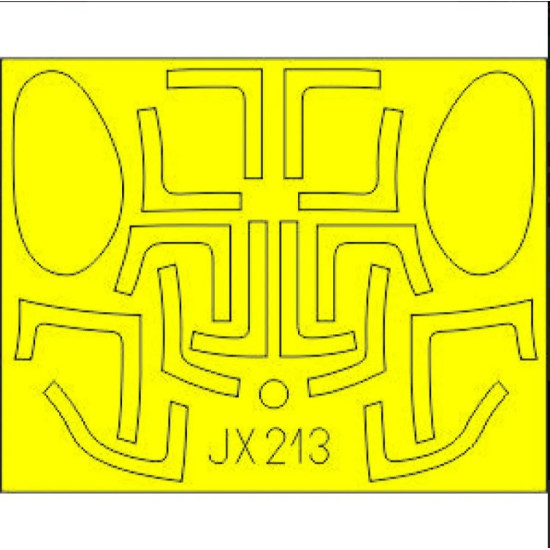 Eduard Jx213 1/35 Ah-6j Sticker For Aircraft