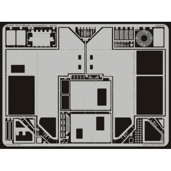 Photoetched set BIG-ED 1/35 SA-2 missile & ZiL-157 truck, for Trumpeter kit 1/35 Eduard BIG-3529