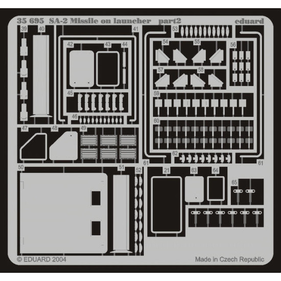 Photoetched set BIG-ED 1/35 SA-2 missile & ZiL-157 truck, for Trumpeter kit 1/35 Eduard BIG-3529